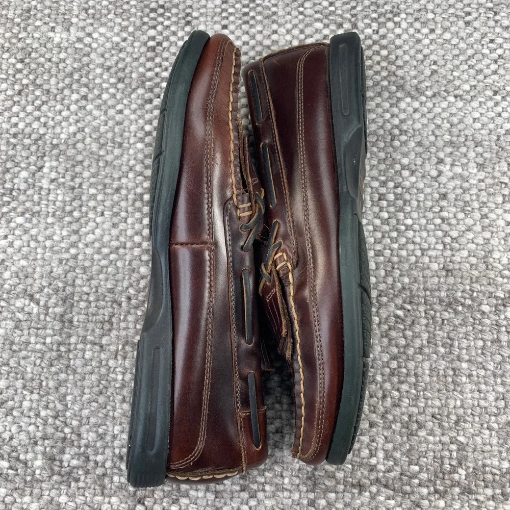 Sperry Top-Sider Loafers Mens 9M Brown Leather Kiltie Tassel Boat Shoes 0717157